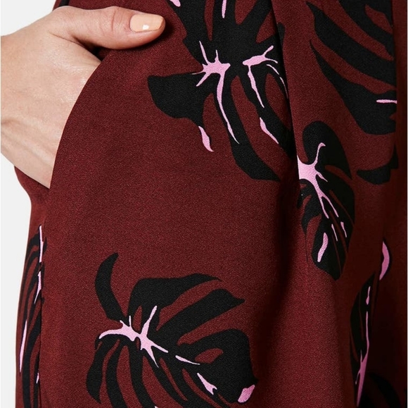 NWT Topshop Tropical Bandeau Playsuit - Picture 3 of 8